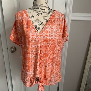 Beacon by Stitch fix tie waist blouse . L